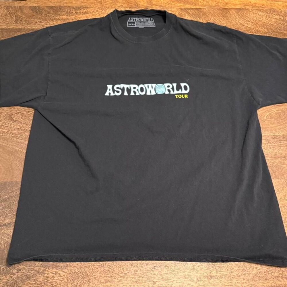 Travis-scott Men's Black T-shirt